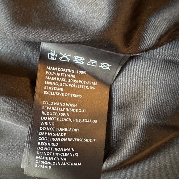 Bardot Croc Biker Jacket XS New - Picture 7 of 11